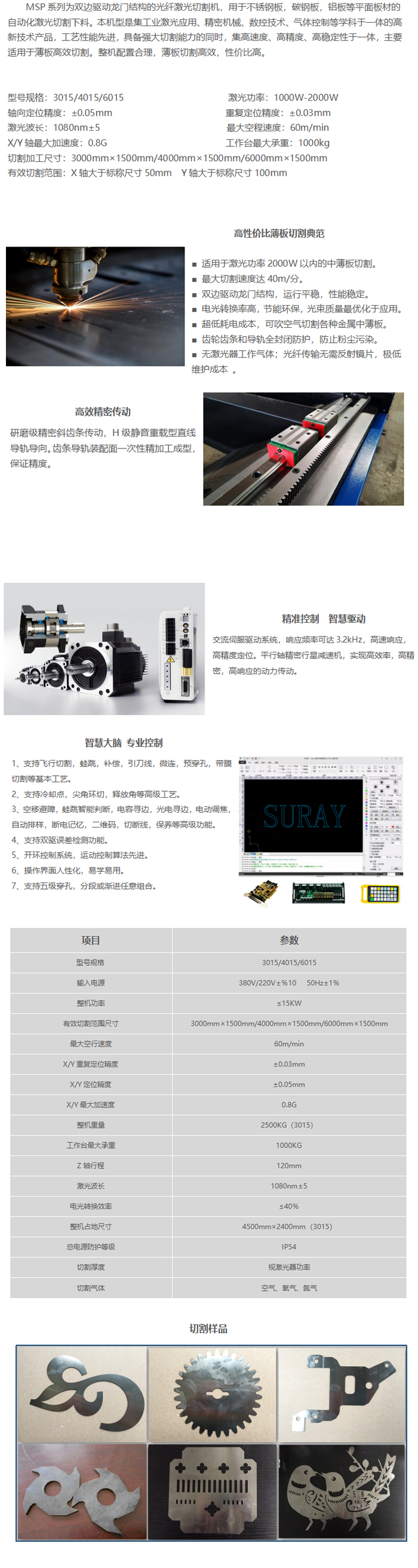 SLGX-MSP光纤激光切割机(图2)